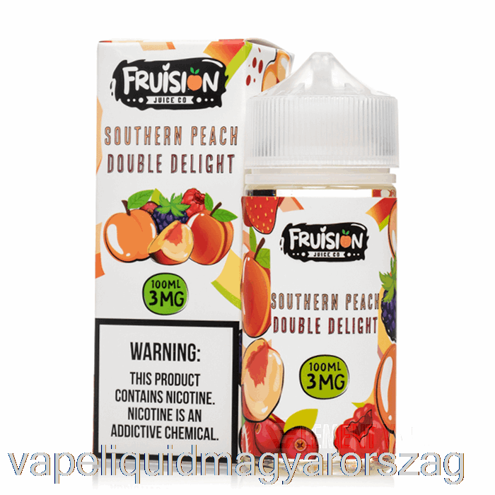 Déli őszibarack Dupla élvezet - Fruision Juice Co - 100 Ml 0 Mg Vape E Cigi